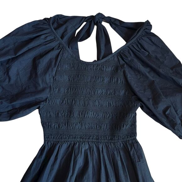 Cleobella x Catherine Schwarzenegger Women’s Sz XS Black Puff Sleeve Maxi Dress - Picture 3 of 14